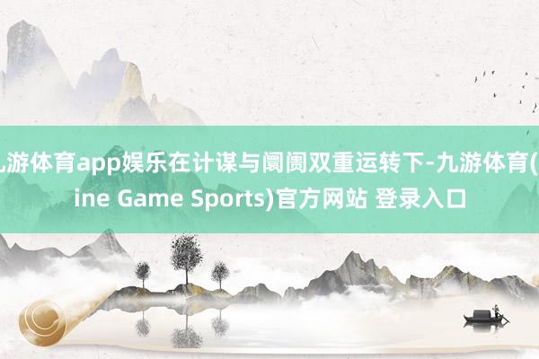 九游体育app娱乐在计谋与阛阓双重运转下-九游体育(Nine Game Sports)官方网站 登录入口