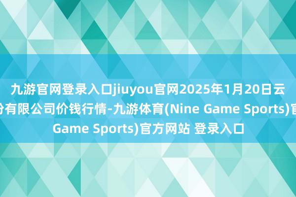 九游官网登录入口jiuyou官网2025年1月20日云南特安呐制药股份有限公司价钱行情-九游体育(Nine Game Sports)官方网站 登录入口